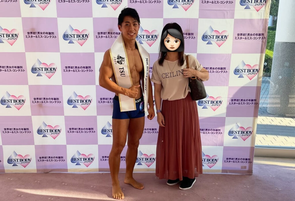 大会で入賞しと時の写真