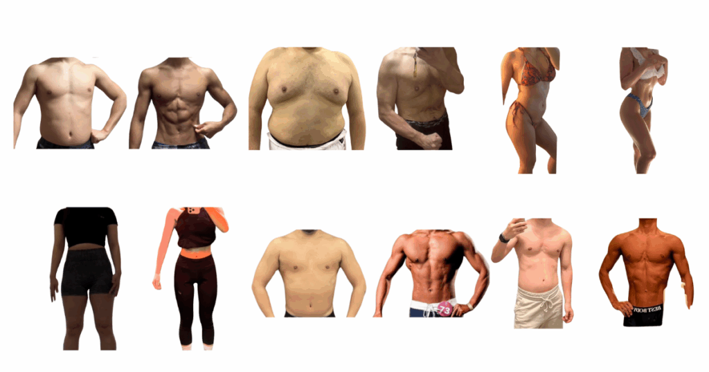 これまでのお客様のダイエットビフォーアフター